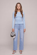 Long Sleeve Ruched Top