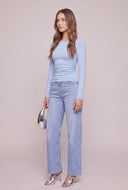 Long Sleeve Ruched Top