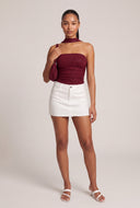 Ruched Glitter Top