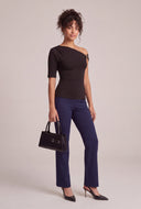 Ruched One Shoulder Top
