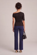 Ruched One Shoulder Top