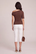 Ruched One Shoulder Top