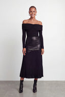 Madalyn Fold Over Off The Shoulder Blouse