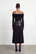 Madalyn Fold Over Off The Shoulder Blouse