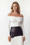 Madalyn Fold Over Off The Shoulder Blouse
