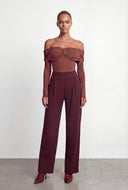 Madalyn Fold Over Off The Shoulder Blouse