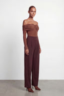 Madalyn Fold Over Off The Shoulder Blouse