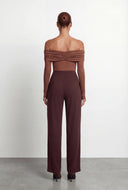 Madalyn Fold Over Off The Shoulder Blouse