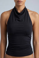 Ruched Halter Top