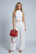 Ruched Halter Top