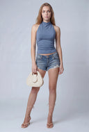 Ruched Halter Top