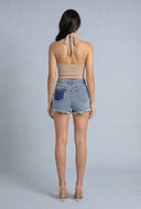 Ruched Halter Top