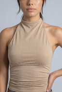 Ruched Halter Top