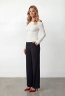 Lillian Ruched Off Shoulder Top