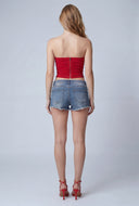Aaliyah Crop Corset Top