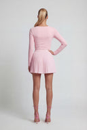 Nataly Square Neck Long Sleeve Crop Top