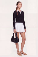 Embroidered Long Sleeve Polo