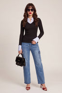 Long Sleeve Layered Look Top