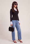 Long Sleeve Layered Look Top