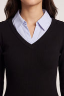 Long Sleeve Layered Look Top