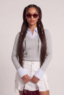 Long Sleeve Layered Look Top