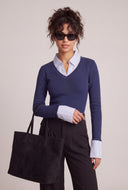 Long Sleeve Layered Look Top