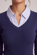 Long Sleeve Layered Look Top