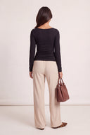 Long Sleeve Cowl Neck Top