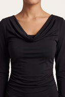 Long Sleeve Cowl Neck Top