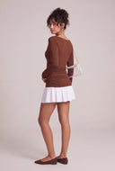 Long Sleeve Cowl Neck Top