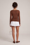 Long Sleeve Cowl Neck Top