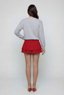Paris Graphic Bubble Hem Sweatshirt
