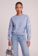 Sequin Patterned Pullover