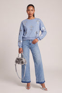 Sequin Patterned Pullover