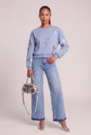 Sequin Patterned Pullover