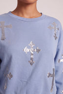 Sequin Patterned Pullover