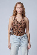 Velvet Burnout Halter Top