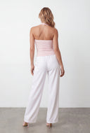 Amiyah Ruched Halter Top