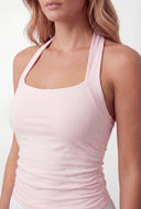 Amiyah Ruched Halter Top