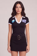Embroidered Contrast Polo
