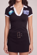 Embroidered Contrast Polo