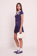 Embroidered Contrast Polo