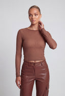 Glam Studded Mesh Crop Top