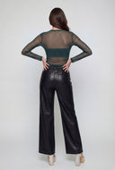 Glam Studded Mesh Crop Top