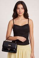 Ruched Bustier Top
