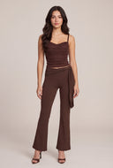Ruched Bustier Top