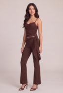 Ruched Bustier Top