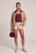 Ruched Bustier Top