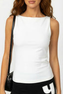 Emery High Neck Shelf Bra Tank Top