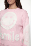 Yareli Chenille Tufted Smile Pullover Sweater